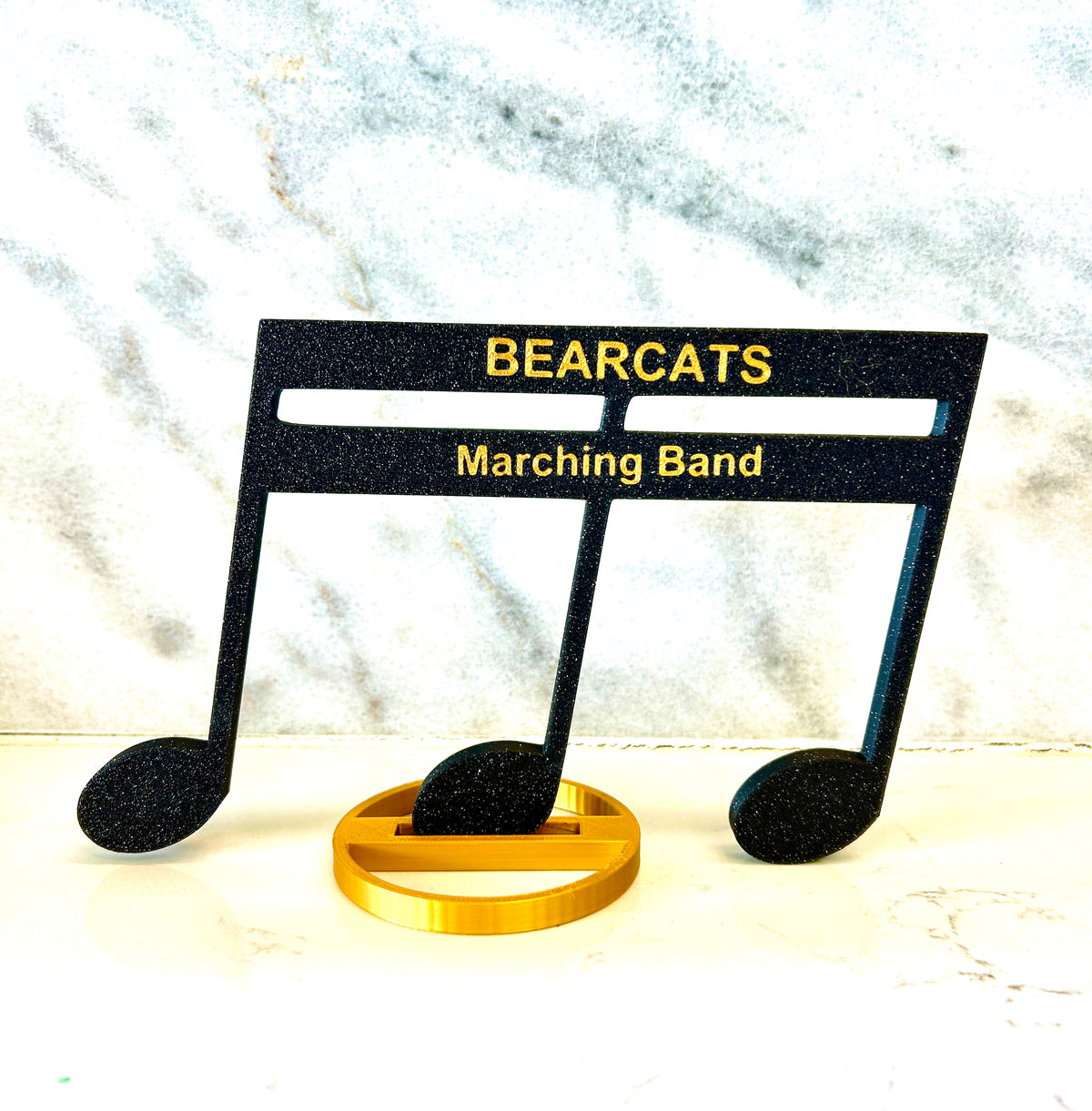 3D Printed Musical Note Centerpiece: Personalized Band Banquet Decor