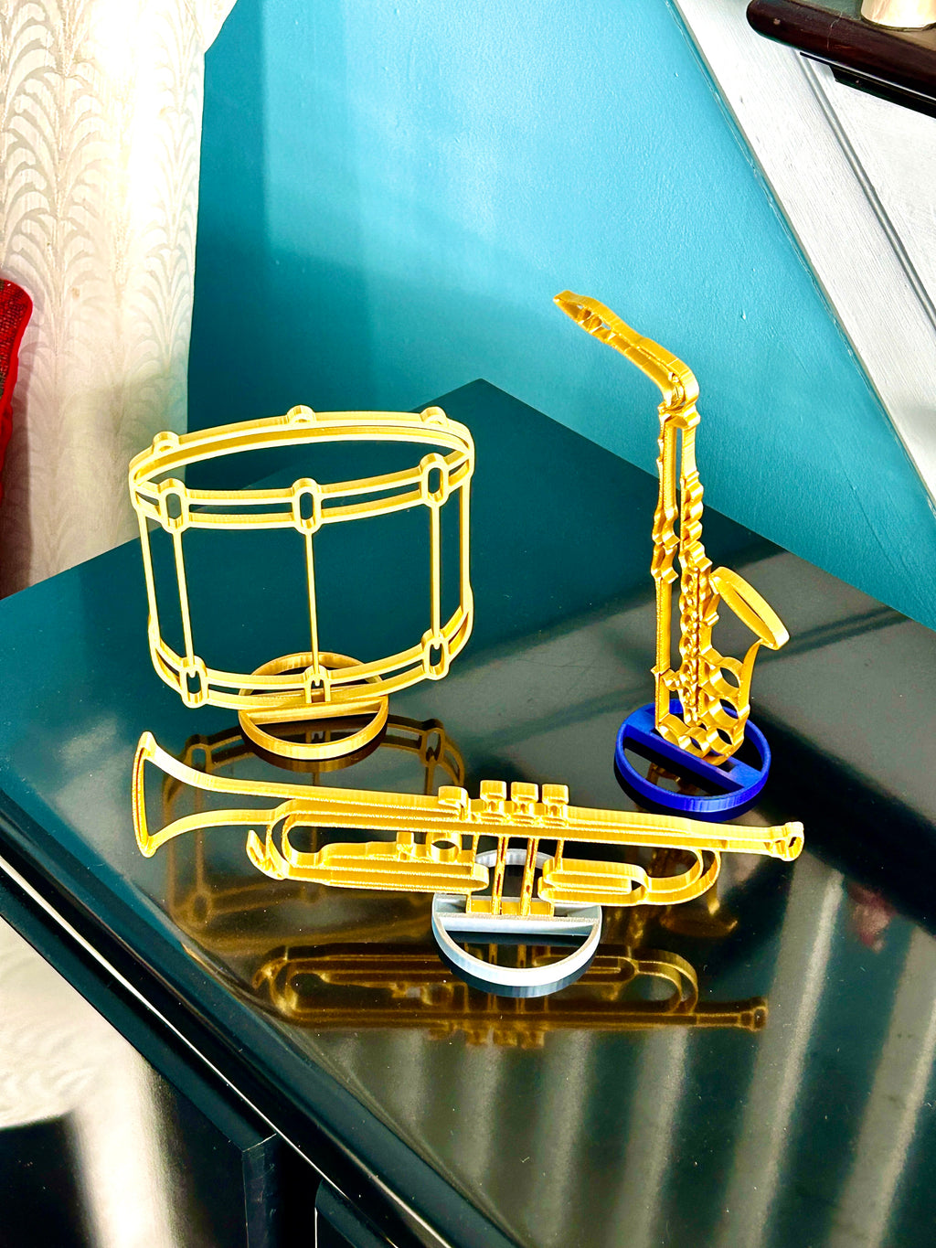 Marching Band Instrument - Band Banquet Table Centerpiece - Grad Gift
