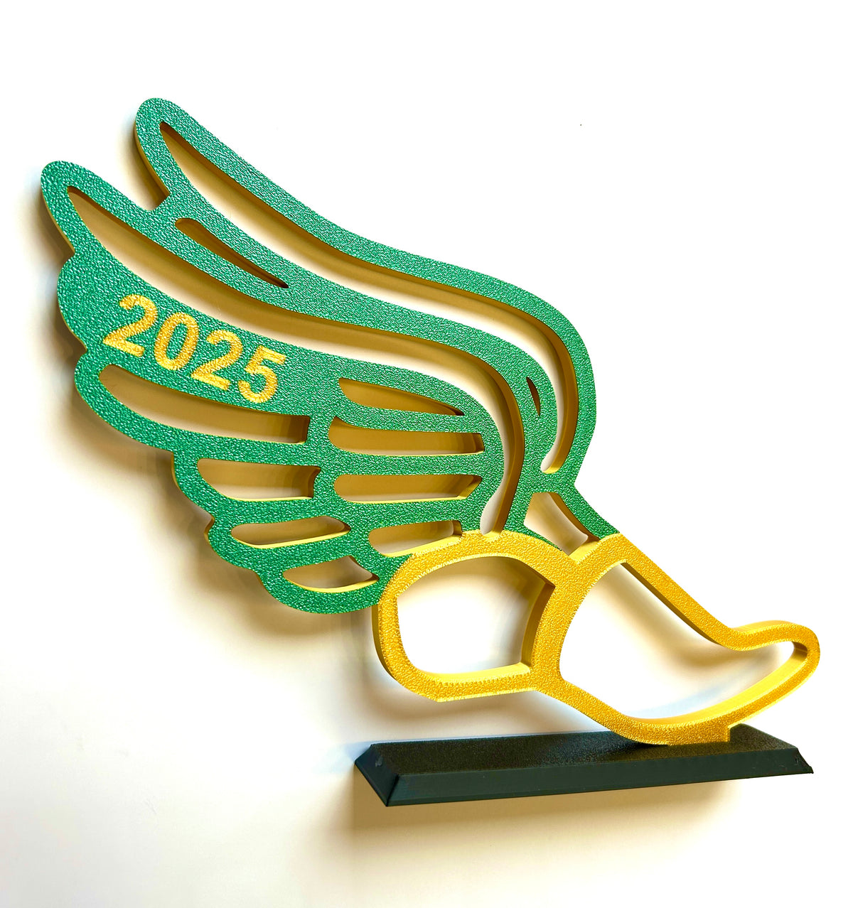 Track Award personalized for track banquets and graduation party centerpiece tables