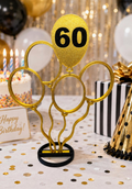 Personalized Birthday Balloon Centerpiece – Custom Number Milestone Birthday Party Decoration